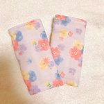 抱っこ紐用よだれカバー《花柄うすピンク》