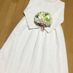 🉐大人の為のオーガニック🌿切替ワンピース