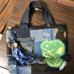 デニムリメイク  パッチワークBAG