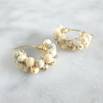 【Y様専用ページ】片耳のみ14kgf*African Opal wrapped pierced earring / earring