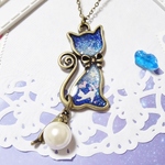 ☆ネコ in ネコ①～宇宙塗りレジン～☆