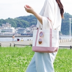 【chaiham様専用】春色トートバッグ M　スモーキーピンク
