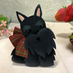 可愛い スコティッシュテリア 印鑑立て【名前入れ】【印鑑ケース】【犬】