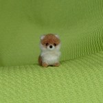 ポメラニアン 柴犬カットオレンジ  羊毛フェルト