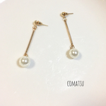 ワンコイン♡シンプル 大人ガーリーゆらゆらパールピアス イヤリング