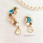 星の涙のイヤーカフ blue