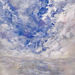 原画『永遠の空』額縁付き