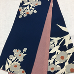 縮緬 花柄  リバーシブル