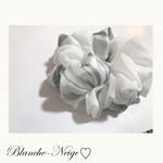 White grey stripe twist