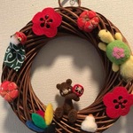 お正月飾りリース
