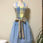 エプロン レディース 春色ツートン