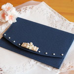 再販4♡ パールとフラワービジューの袱紗/ふくさ③ 結婚式