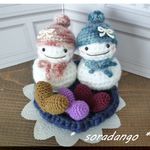 仲良し雪だるまちゃん♡