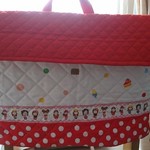 ★ハンドメイド★防災頭巾カバー☆小さい女の子柄