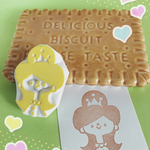 ワンコイン消しゴムはんこ@お姫様