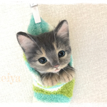 kao1202様リクエスト品くつしたにゃんこ☆彡アビシニアン・ブルー