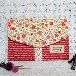 蛇腹カードケース♡Ｆｌｏｗｅｒ　Ｂｉｒｄ