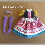 フォークロアなワンピースセット②　＊ブライス　blythe＊　