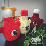 毛糸のキングくまマヨ&くまケチャ