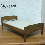 ベッド D タイプ 32cm シングルサイズ  ミニチュア家具 ドールハウス