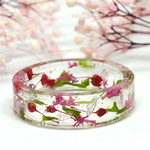 flowerクリアリング/red＆green
