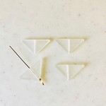 Frost Triangle Flat Beads 