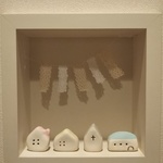 優しい色のミニハウス