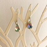 アイリス☆ヴィンテージストーン☆虹色ドロップピアス