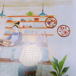 (送料込！)本物のお花★ハート★キラキラアクセサリー