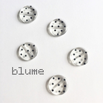 再販33【ビーズ】BK round polka-dot beads.
