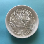 フープピアス（シルバー/直径35mm/40個/20ペア）