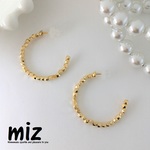 【再販】＊Shiny＊輝くメタルビーズの樹脂ピアス/フープピアス＊088