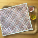 刺し子の花ふきん　十字花刺し　キャンディ
