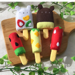 【再販3】くまキャンディのアイスセット フェルト   ままごと