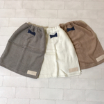 《3枚組》リボン刺繍  タオルエプロン