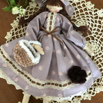 メルヘンドール（パープル）ミニかご付き