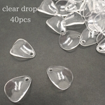 送料無料♡クリア しずく型パーツ 