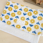 miraclebaby様ご依頼品　綿麻まあるいお花の連絡袋