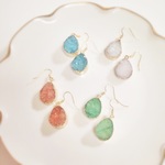 Coloful Druzy＊ ドゥルージーピアス