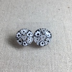 モノトーンミルフィオリ●ピアス