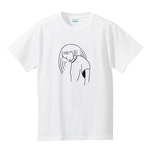 『うつむく』 Tシャツ