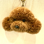 トイプードル レッド  キーホルダー/ストラップ