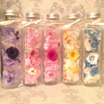 ハーバリウム♡ハート型の瓶