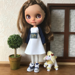 ニットワンピ ブライス リカちゃんサイズ