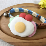 ハムエッグ🐣首輪［Ｓ〜Ｌ］19〜28㎝の間で調整可能です♪