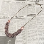 ループクロッシェのボリューミーネックレス
