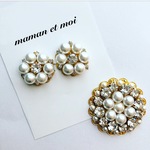 シンプル♡パールピアス(イヤリング)・パールブローチセット