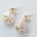sale価格♥circle*ribbonイヤリング(ピアス)