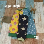送料0☆sugar magic☆ポップコーン肩落ちプルオーバー130