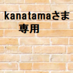 kanatamaさま　専用商品です
